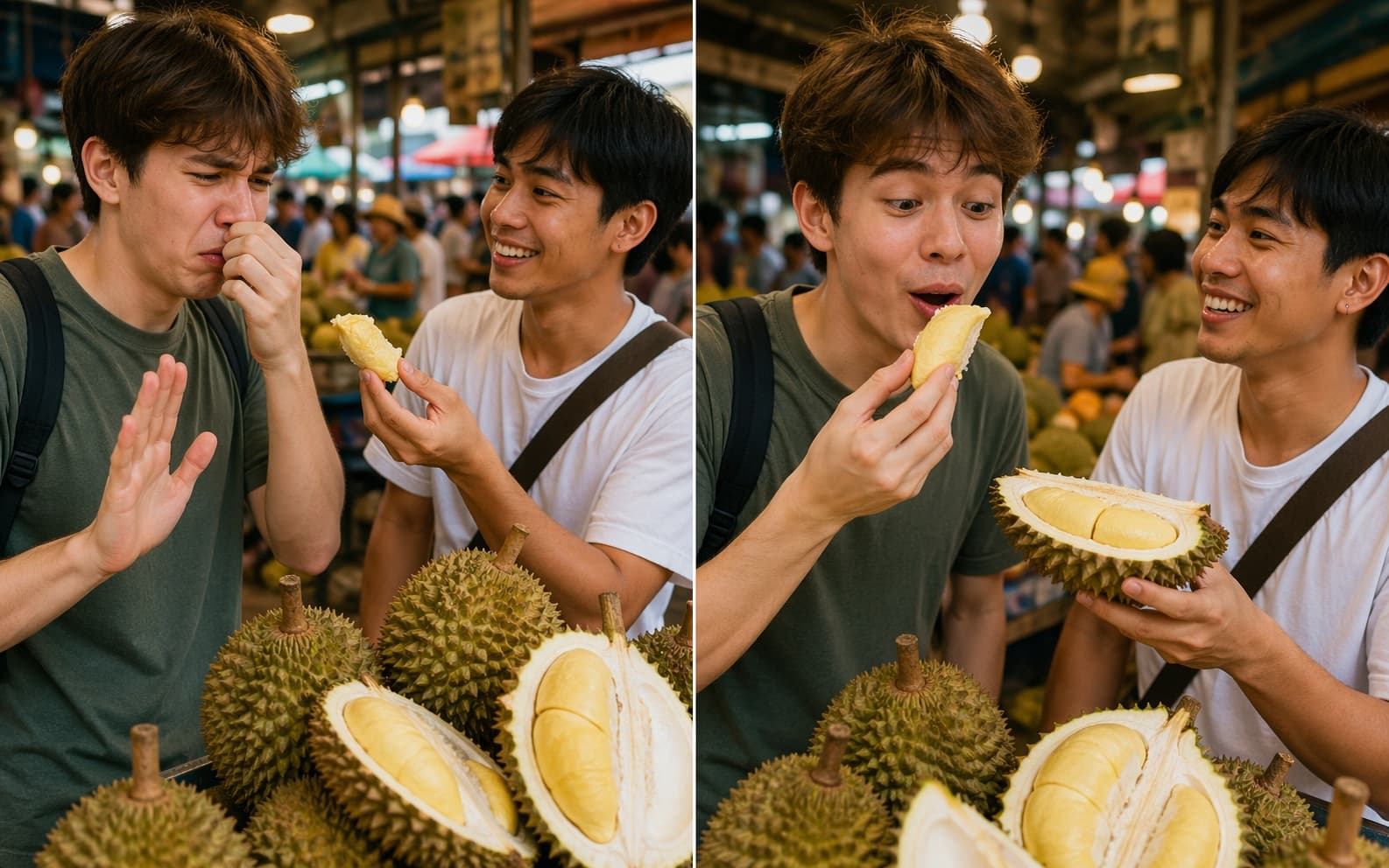 ทุเรียนคำแรก...